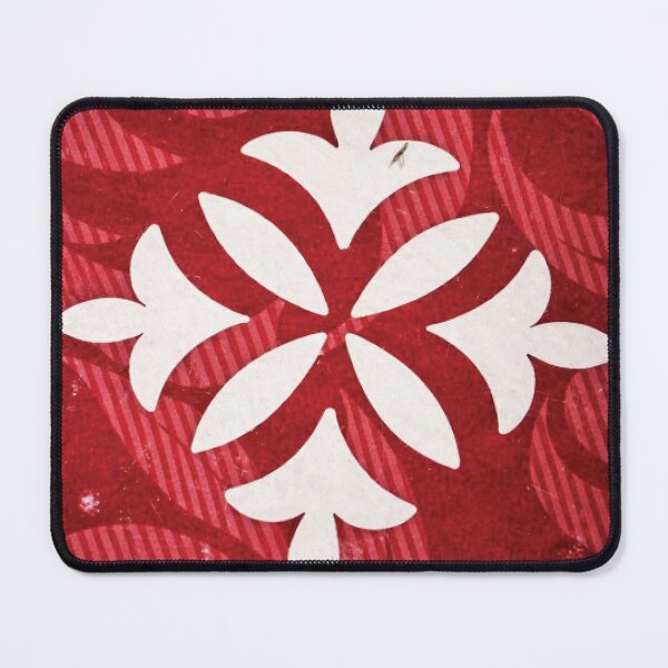 Item preview, Red and White Fleur De Lis Ornament designed and sold by StudioGothics.