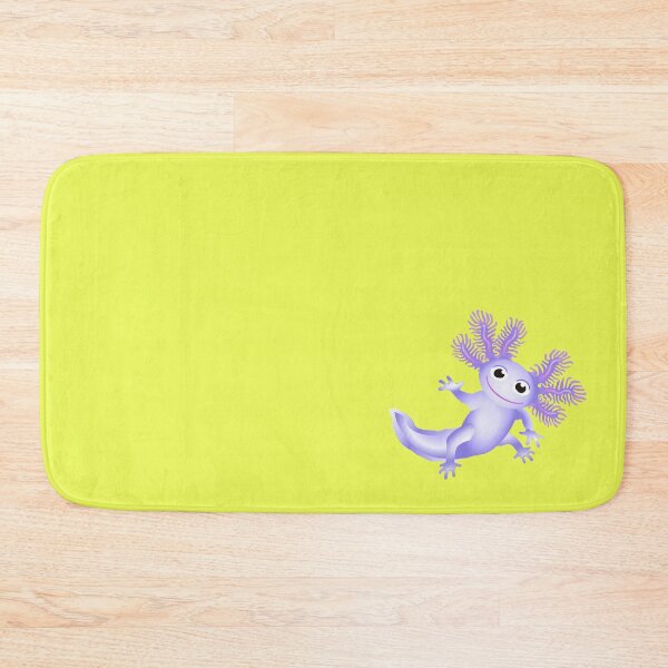Item preview, Blue Baby Axolotl With Yellow Background designed and sold by Adamo-illustration.