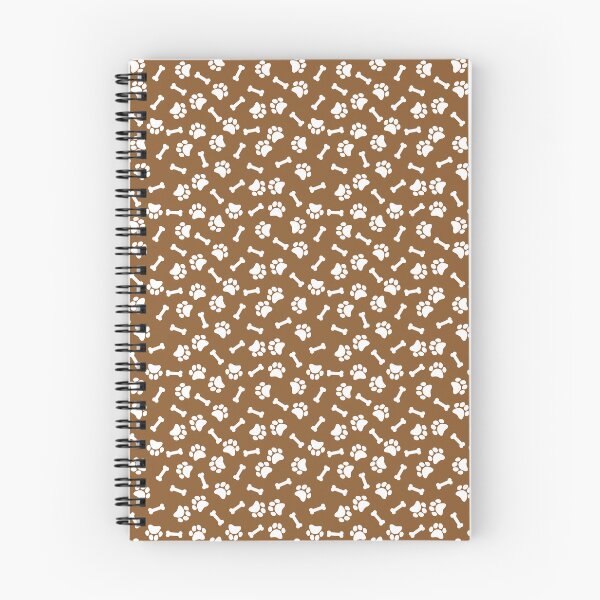 Item preview, Bronze And White Dog Paw And Bone Pattern designed and sold by pattern-archive.