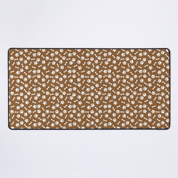 Item preview, Bronze And White Dog Paw And Bone Pattern designed and sold by pattern-archive.