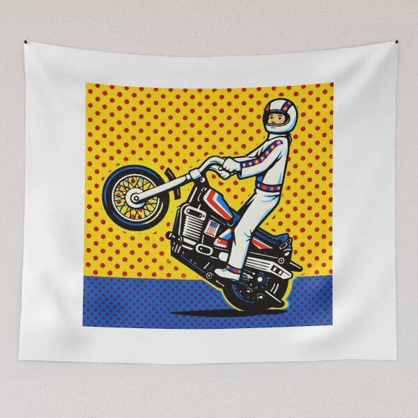 Item preview, Evel Knievel designed and sold by Mark Vickers.