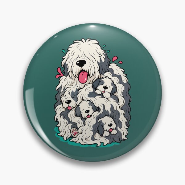 Item preview, Old England Sheepdog Mama designed and sold by BrambleBox.