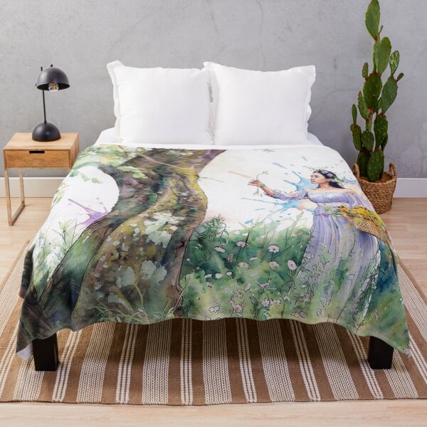 Item preview, The Nature Princess in Watercolor designed and sold by tomorrowsart.