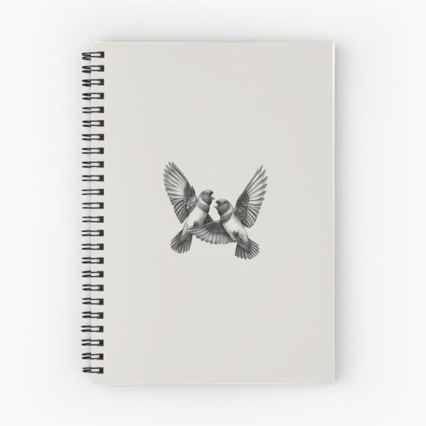 Item preview, A pair of Lovebirds in mid-flight, Birds in Motion designed and sold by CDC40.