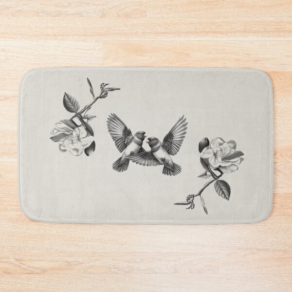 Item preview, A pair of Lovebirds in mid-flight, Birds in Motion designed and sold by CDC40.