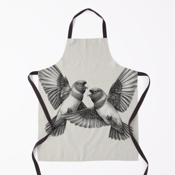 Item preview, A pair of Lovebirds in mid-flight, Birds in Motion designed and sold by CDC40.