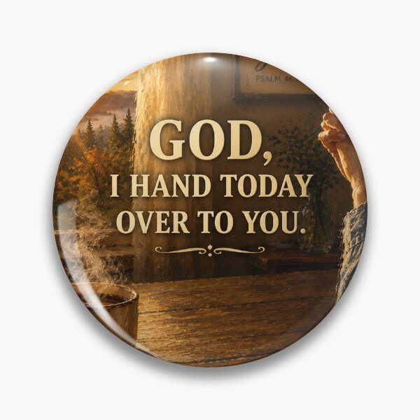 Item preview, God I Hand Today Over To You Christian Prayer Art designed and sold by Faith & Grace design .