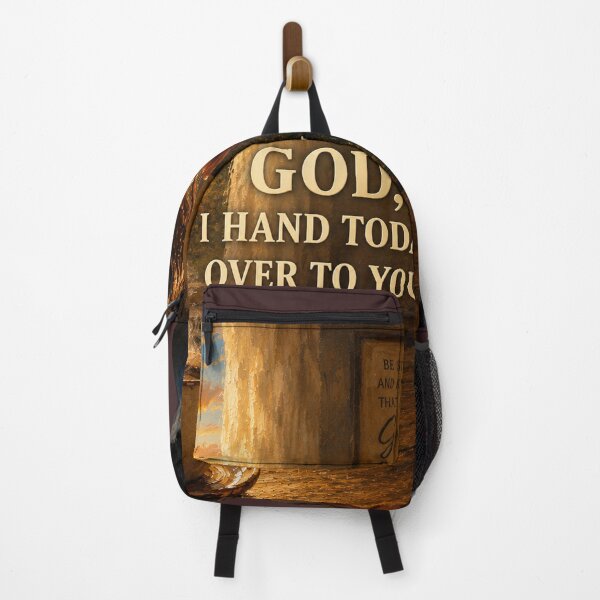 Item preview, God I Hand Today Over To You Christian Prayer Art designed and sold by Faith & Grace design .
