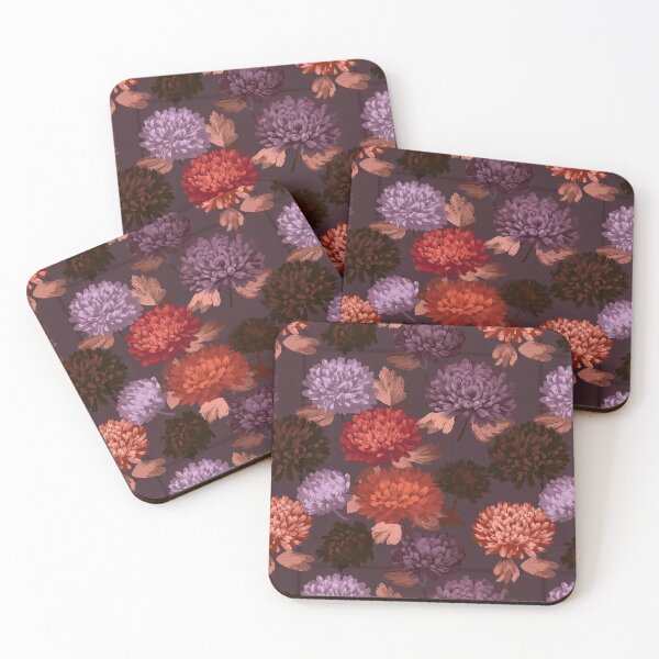 Item preview, Artistic Chrysanthemum Print  - Birthday Flower Pattern  - Birthday Gifts For Boyfriend designed and sold by RoyalStarsPatts.