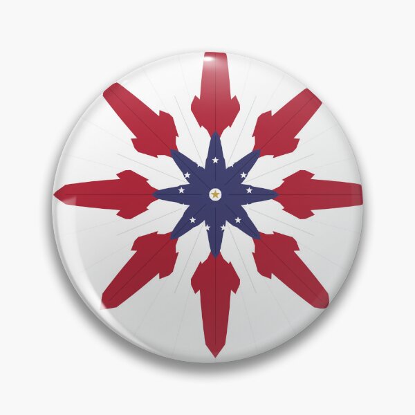 Item preview, USA Flower Star Burst Patriotic Paper Cut Art designed and sold by Igrowlab254.