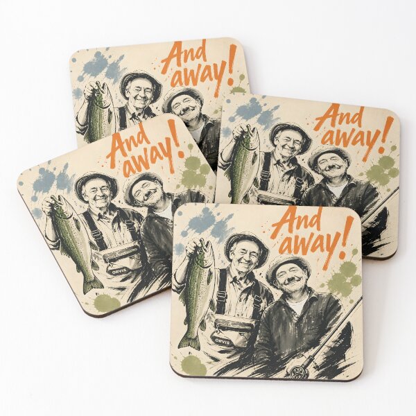 Item preview, Bob Mortimer Paul Whitehouse gone fishing  designed and sold by JosieandRose.