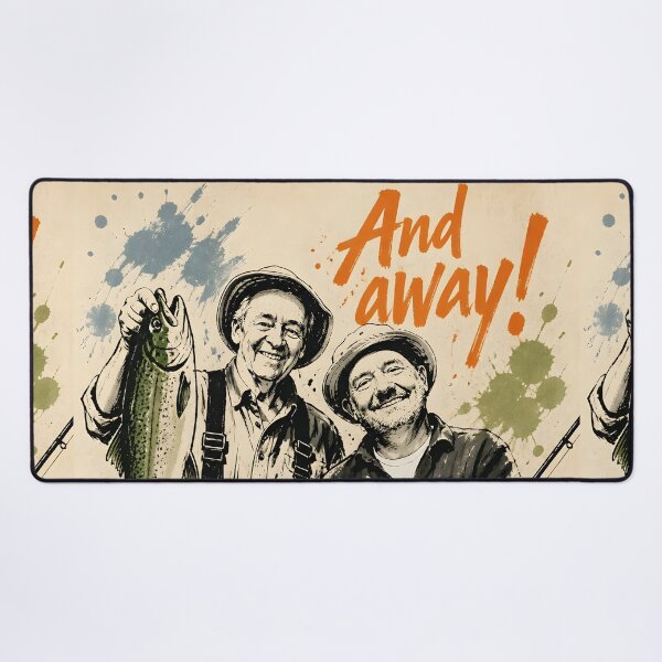 Item preview, Bob Mortimer Paul Whitehouse gone fishing  designed and sold by JosieandRose.