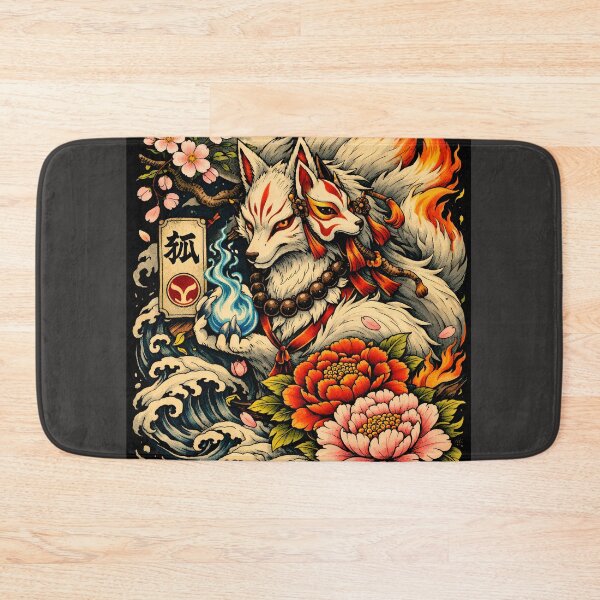 Item preview, Japanese Kitsune Tattoo Art — Traditional Irezumi Style designed and sold by Neo Tokio.