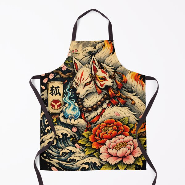 Item preview, Japanese Kitsune Tattoo Art — Traditional Irezumi Style designed and sold by Neo Tokio.