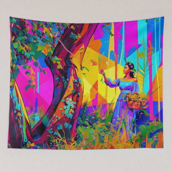 Item preview, The Nature Princess in Abstract designed and sold by tomorrowsart.