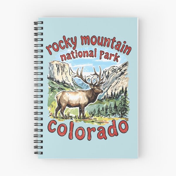 Item preview, Rocky Mountain National Park Cute Elk Landscape  designed and sold by HowToCanadian.