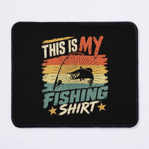 Item preview, This Is My Fishing Shirt Angler Outdoorsman Fisherman Hobby designed and sold by SkeletonsDanger.