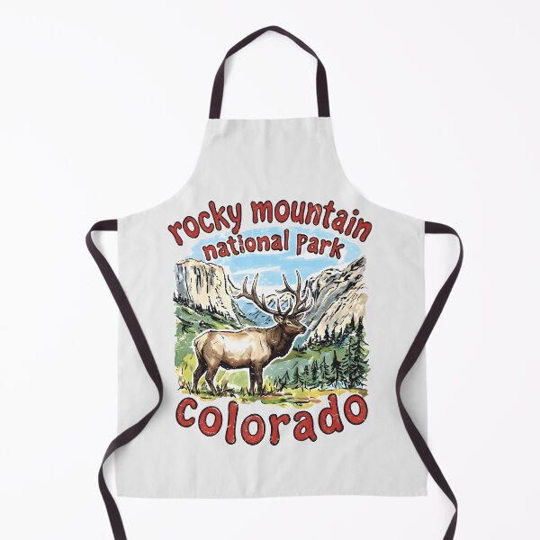 Item preview, Rocky Mountain National Park Cute Elk Landscape designed and sold by HowToCanadian.
