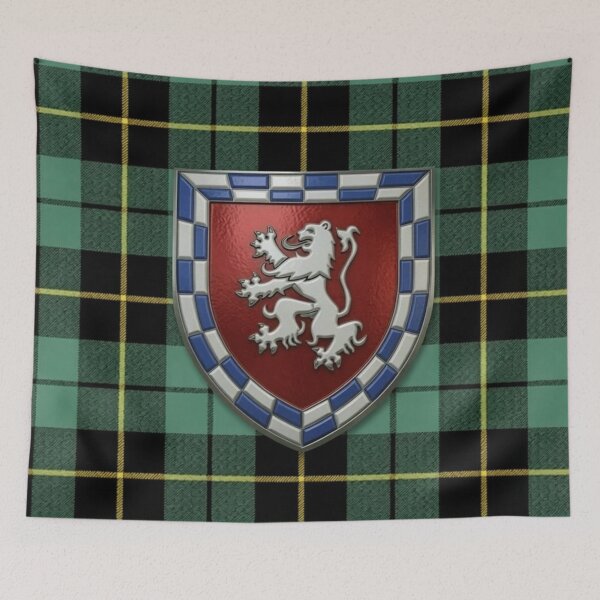 Item preview, Wallace Coat of Arms and Ancient Hunting Tartan designed and sold by Kirrindy Designs.