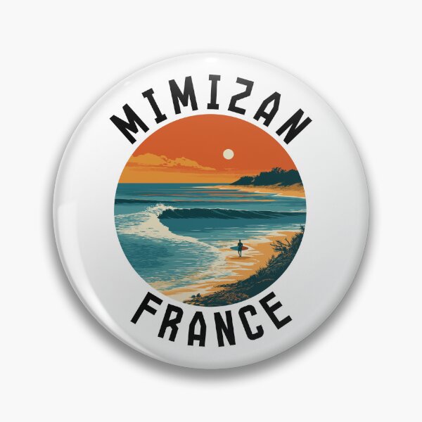 Item preview, Mimizan - France (with Black Lettering) designed and sold by VelvetRoom.