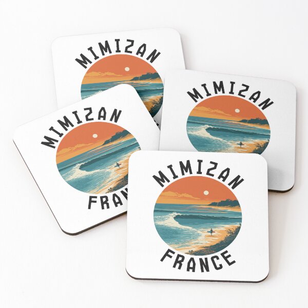 Item preview, Mimizan - France (with Black Lettering) designed and sold by VelvetRoom.