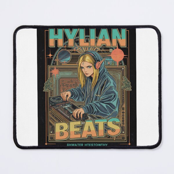 Item preview, Hylian Beats Retro DJ Fantasy Art | Vaporwave Synthwave Design Beats Retro designed and sold by thenewall.