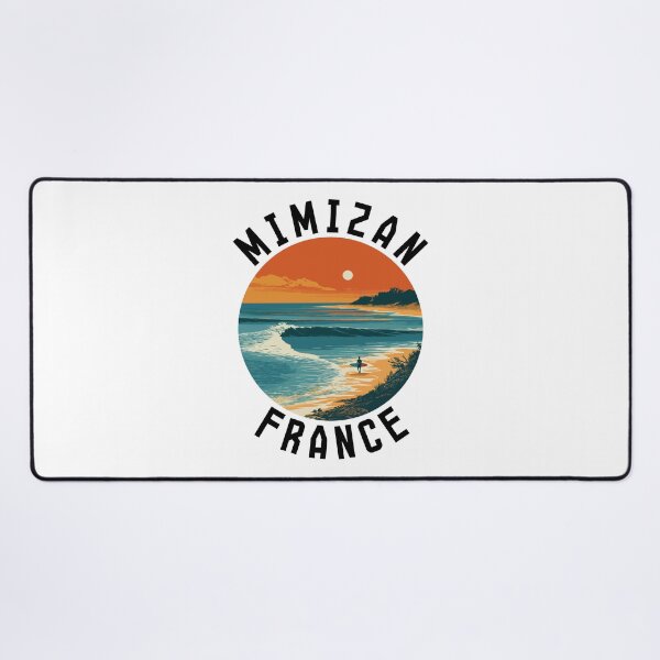 Item preview, Mimizan - France (with Black Lettering) designed and sold by VelvetRoom.