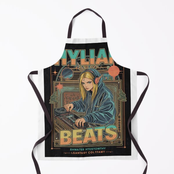 Artikelvorschau, Hylianische Beats Retro DJ Fantasy Art | Vaporwave Synthwave Design Beats Retro entworfen und verkauft von thenewall.