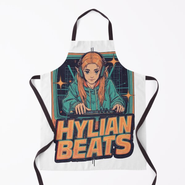 Artikelvorschau, Hylianische Beats Retro DJ Fantasy Art | Vaporwave Synthwave Design Beats Retro entworfen und verkauft von thenewall.