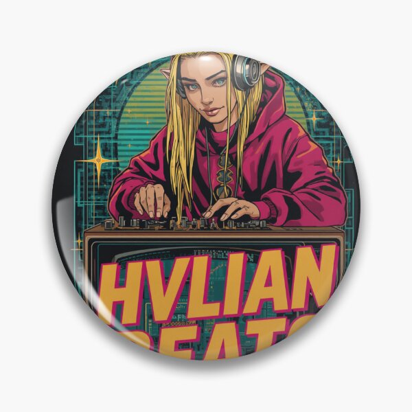 Item preview, Hylian Beats Retro DJ Fantasy Art | Vaporwave Synthwave Design Beats Retro designed and sold by thenewall.