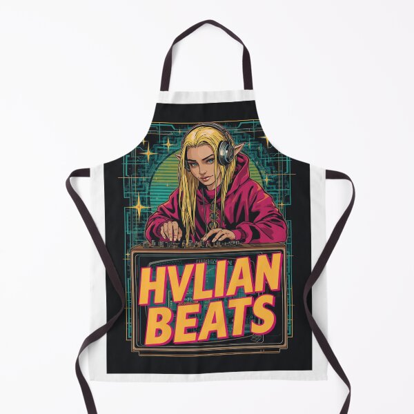 Artikelvorschau, Hylianische Beats Retro DJ Fantasy Art | Vaporwave Synthwave Design Beats Retro entworfen und verkauft von thenewall.