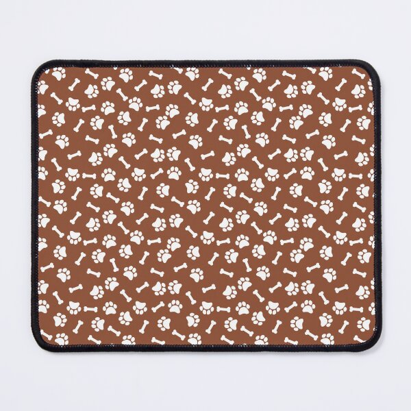 Item preview, Copper And White Dog Paw And Bone Pattern designed and sold by pattern-archive.