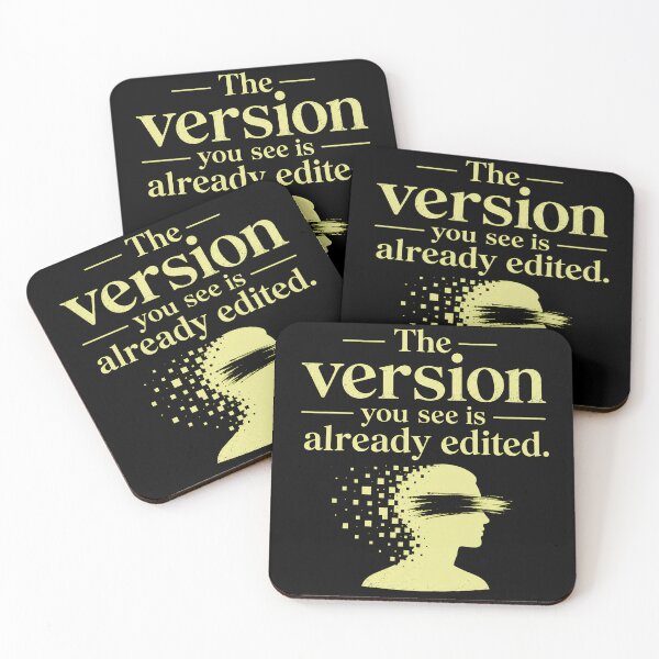 Item preview, The Version You See Is Already Edited Light Ink designed and sold by Aureva Arts Shop.