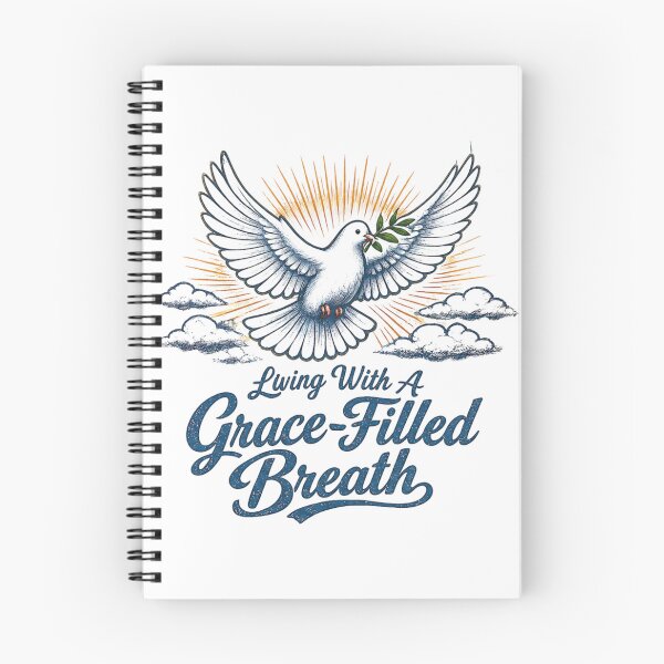 Item preview, Living With A Grace-Filled Breath – Celestial Sun & Moon Boho Vintage T-Shirt designed and sold by Obiechefu.