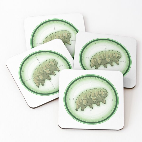 Item preview, Tardigrade Microscope Lens Microbiology Art designed and sold by Arc2020.