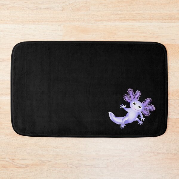 Item preview, Blue Baby Axolotl With Black Background designed and sold by Adamo-illustration.