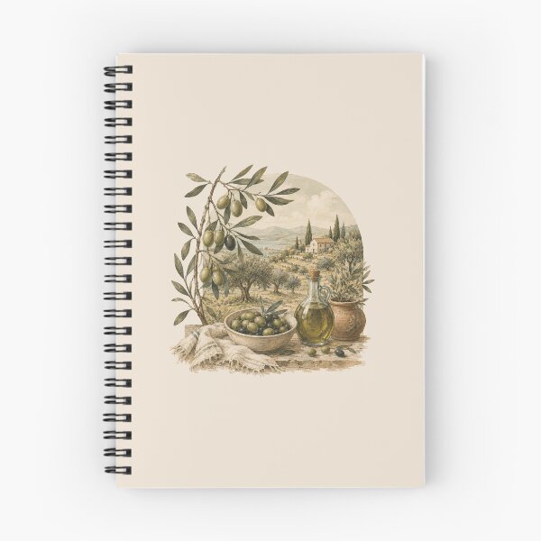 Item preview, Olive Grove Harvest | Portuguese Olive Tree Illustration designed and sold by Little Sardine Studio.