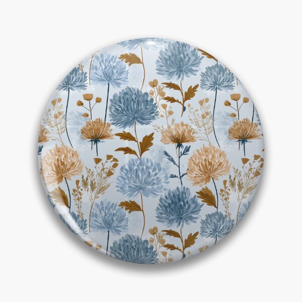 Item preview, Minimalistic Chrysanthemum  - Birthday Flower Pattern  - Birthday Gifts For Him designed and sold by RoyalStarsPatts.