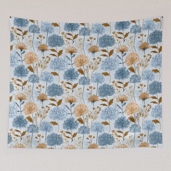 Item preview, Minimalistic Chrysanthemum  - Birthday Flower Pattern  - Birthday Gifts For Him designed and sold by RoyalStarsPatts.