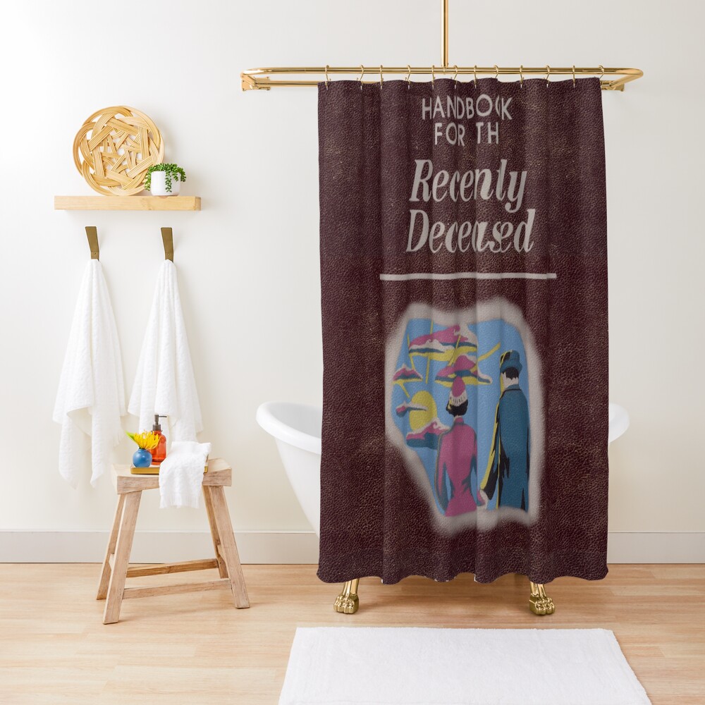 Beetlejuice Handbook For The Recently Deceased Shower Curtain