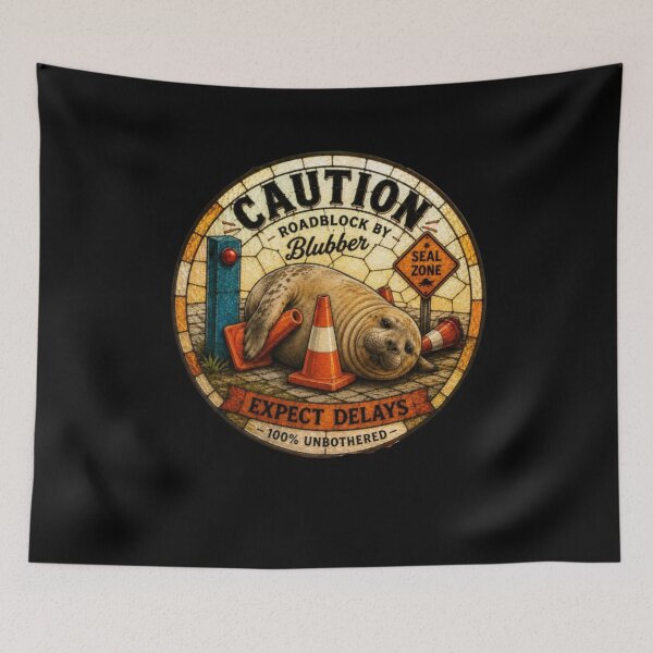 Item preview, Neil the Seal and His Love of Traffic Cones  designed and sold by oldpussboss.