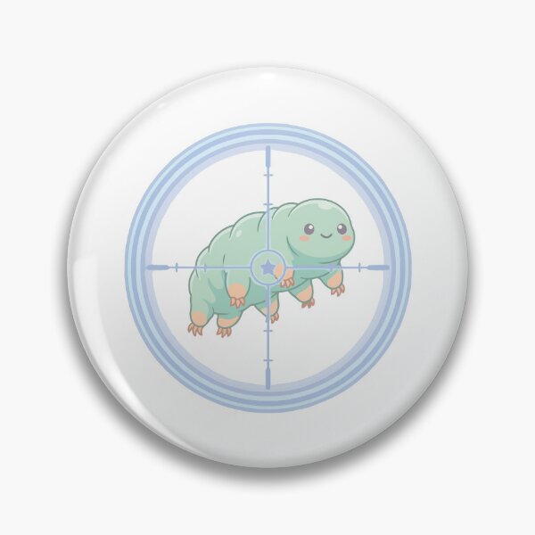 Item preview, Kawaii Tardigrade Cute Microscope Lens Art designed and sold by Arc2020.