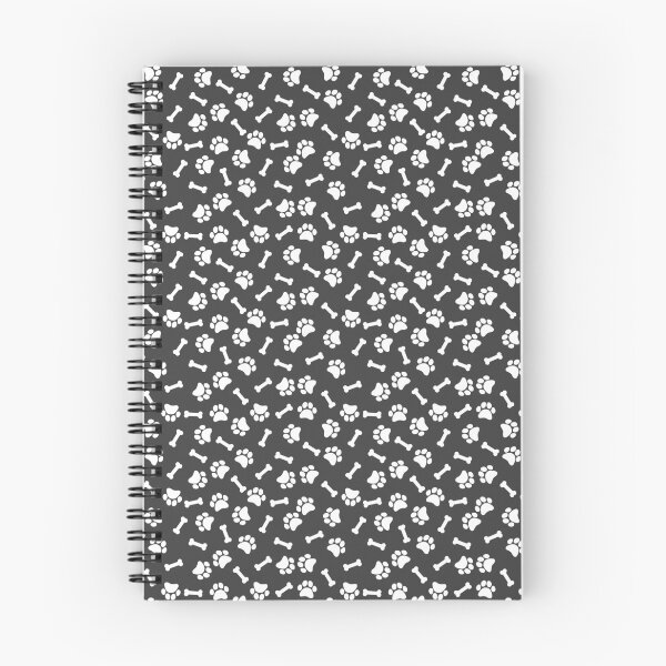 Item preview, Gray And White Dog Paw And Bone Pattern designed and sold by pattern-archive.