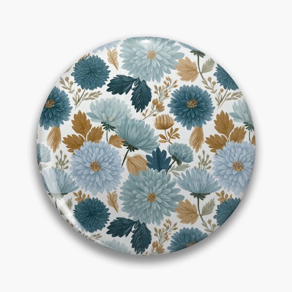 Item preview, Minimalistic Chrysanthemum Floral  - Flower Garden Pattern  - Birthday Gifts For Husband designed and sold by RoyalStarsPatts.