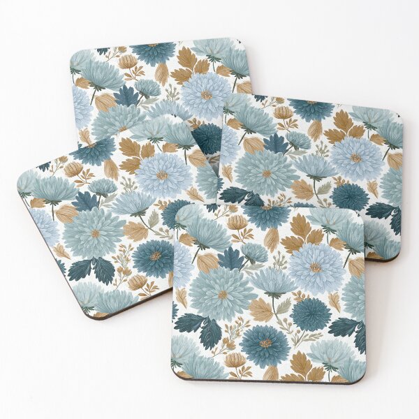 Item preview, Minimalistic Chrysanthemum Floral  - Flower Garden Pattern  - Birthday Gifts For Husband designed and sold by RoyalStarsPatts.