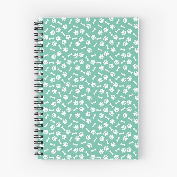 Item preview, Pastel Green And White Dog Paw And Bone Pattern designed and sold by pattern-archive.