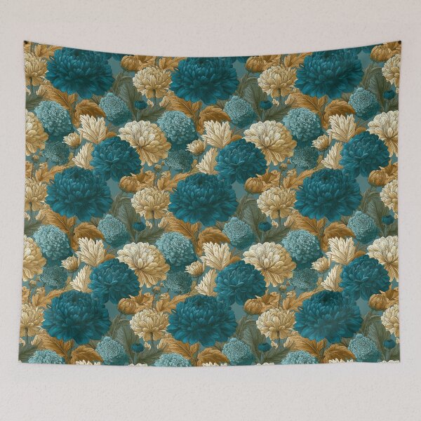 Item preview, Classic Chrysanthemum Floral  - Flower Garden Pattern  - Birthday Gifts For Mom designed and sold by RoyalStarsPatts.