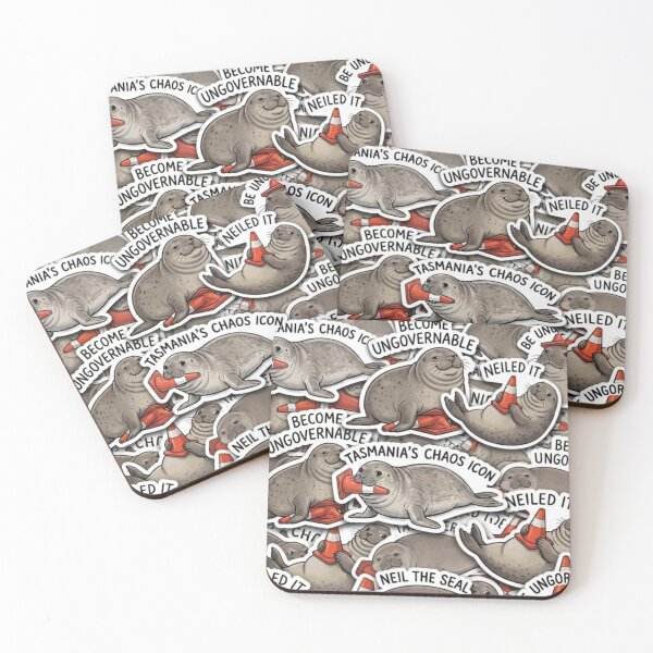 Item preview, Neil the Seal and His Love of Traffic Cones designed and sold by oldpussboss.