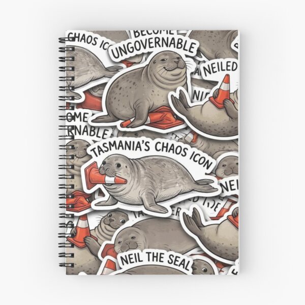 Item preview, Neil the Seal and His Love of Traffic Cones  designed and sold by oldpussboss.