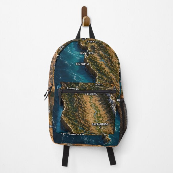 Item preview, California 3D Map designed and sold by MarkColeImaging.